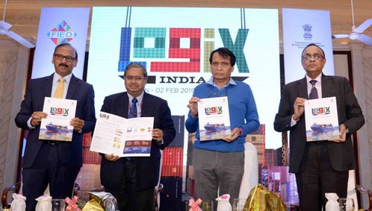 commerce minister launches logix india 2019 logo