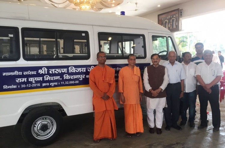 tarun vijay has given ten best ambulances