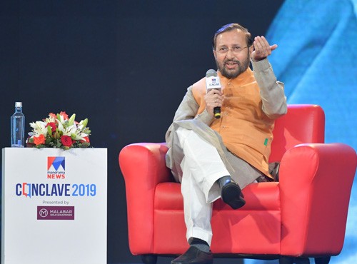 prakash javadekar in news conclave