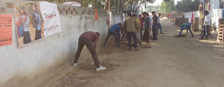 nss students created road of village