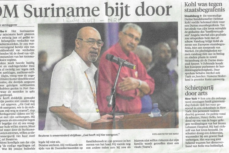 suriname's president deshi beritish