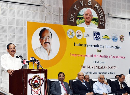 m. venkaiah naidu addressing