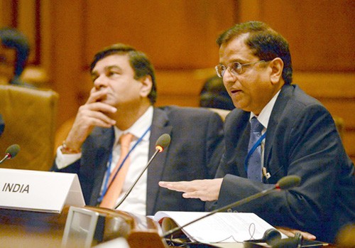secretary subhash chandra garg and urjit patel