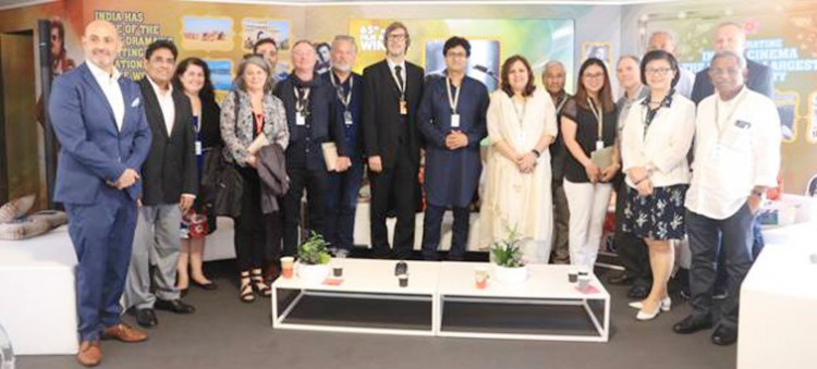 cannes film festival, inauguration of the indian pavilion