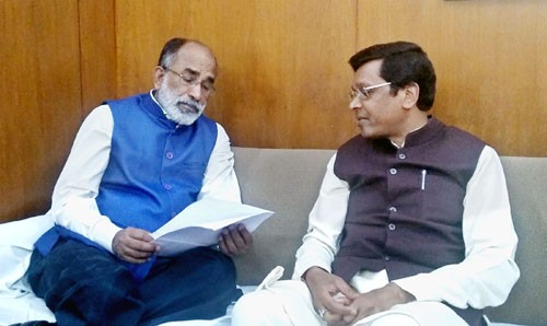 kj alphonas and sudarshan bhagat