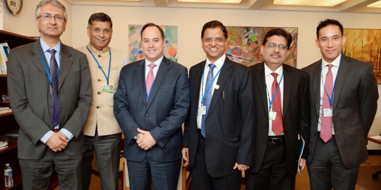 s.c. garg during spring meetings of the international monetary fund