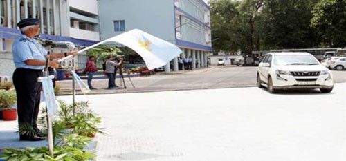 air soldiers join swachh bharat abhiyan, awareness car and bike rally