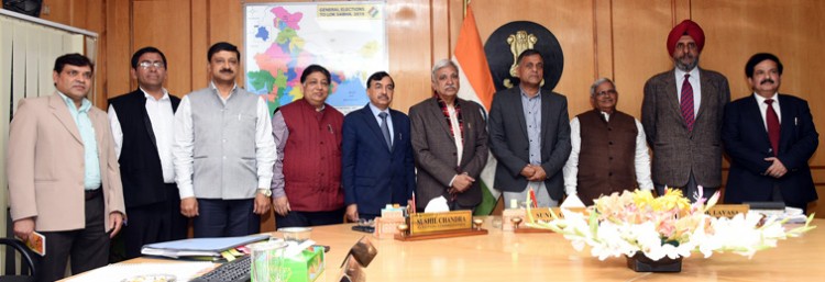 meeting with the commission of three special supervisors appointed for jammu and kashmir