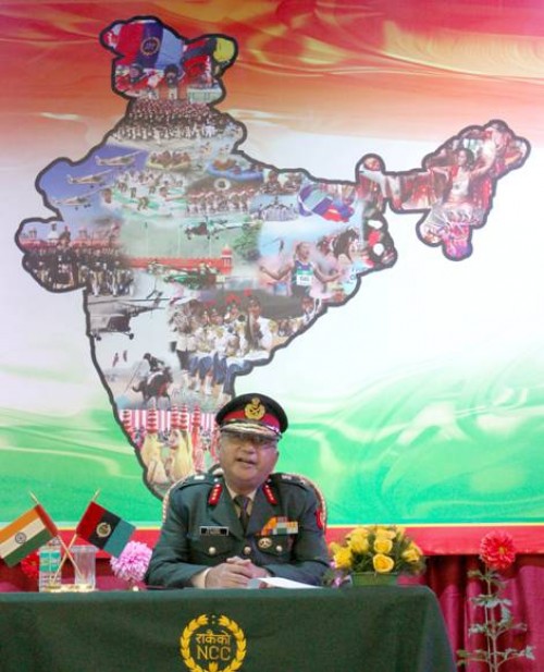ncc dg address to ncc cadets