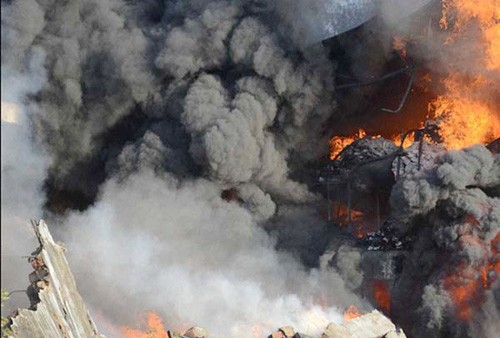 heavy fire in the od