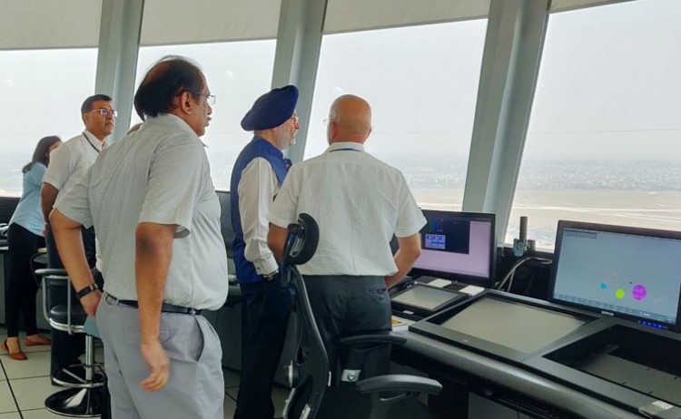 new atc tower at igi airport