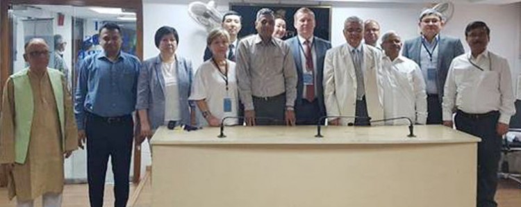 election commissioner with delegation of kazakhstan