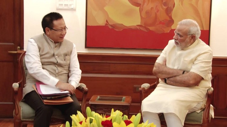 nagaland chief minister tr zeliang meets pm narendra modi