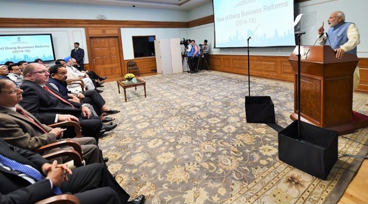 prime minister's dialogue with indian and foreign ceo