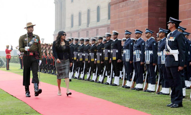 त्रि-सेवा गार्ड ऑफ ऑनर