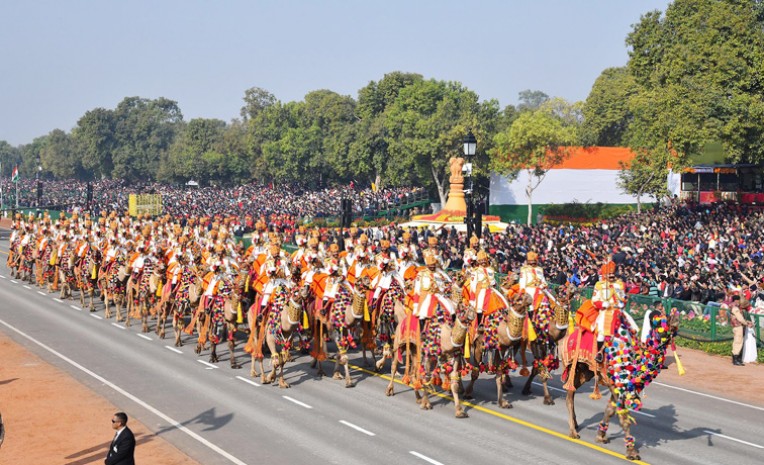 सीमा सुरक्षा बल ऊंट मार्चिंग