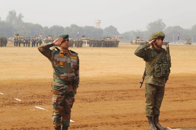 भारत-रूस संयुक्त सैन्य अभ्यास