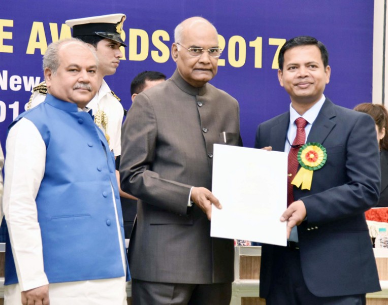 राष्ट्रपति ने दिए भूगर्भ पुरस्कार