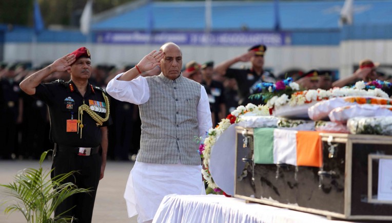 रक्षामंत्री की मोहम्मद जावेद को सलामी