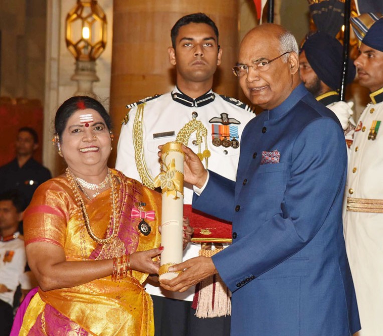 विजयलक्ष्मी नवनीत कृष्णन को पद्मश्री