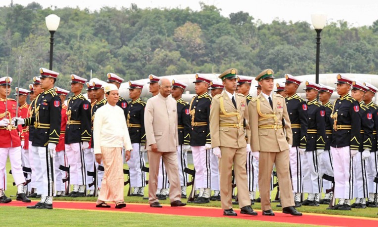 राष्ट्रपति को गार्ड ऑफ ऑनर