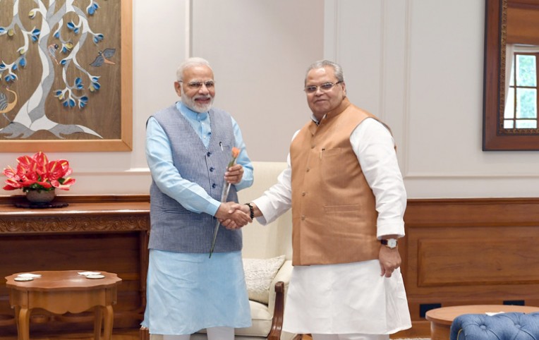प्रधानमंत्री से मिले गवर्नर सत्यपाल
