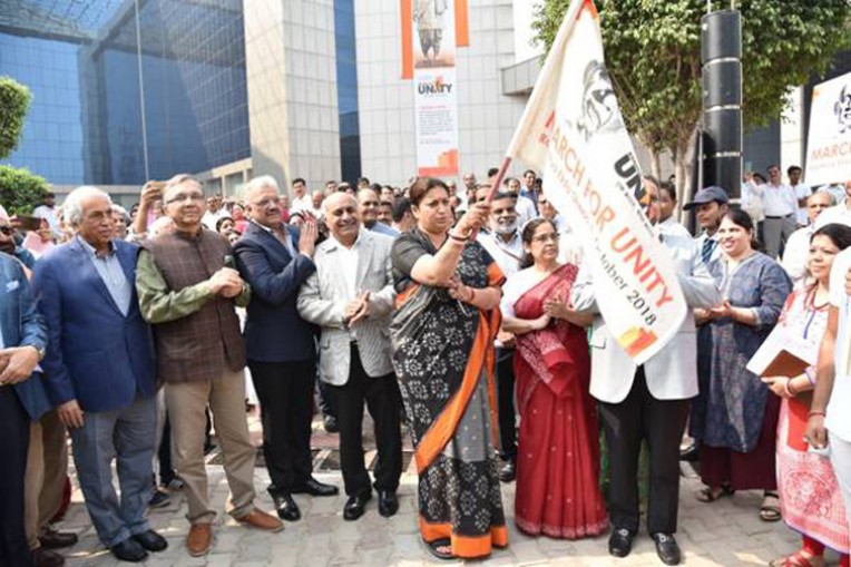 गुरुग्राम में यूनिटी मार्च