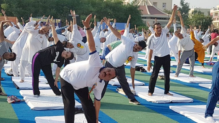 जम्मू में अंतर्राष्ट्रीय योग दिवस