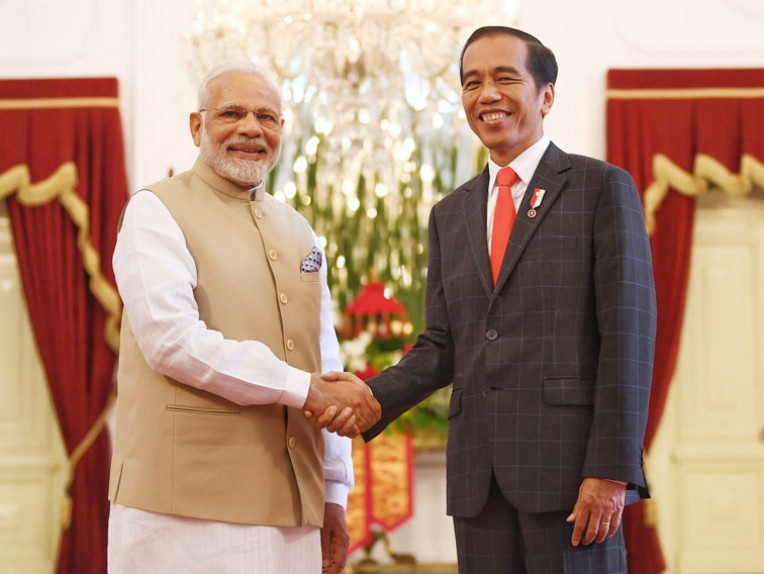 मोदी की इंडोनेशियाई राष्ट्रपति से भेंट